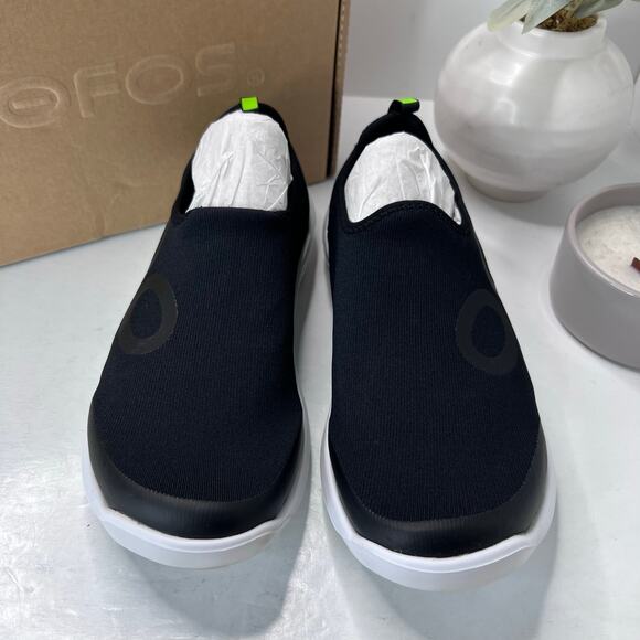 OOFOS OOmg Sport LS Low Sneakers Active Recovery Black/White Men's 11 - Picture 6 of 11